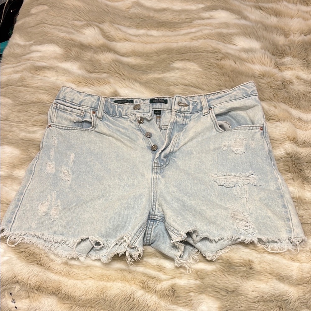 Wild fable target Distressed Light Blue Denim Shorts